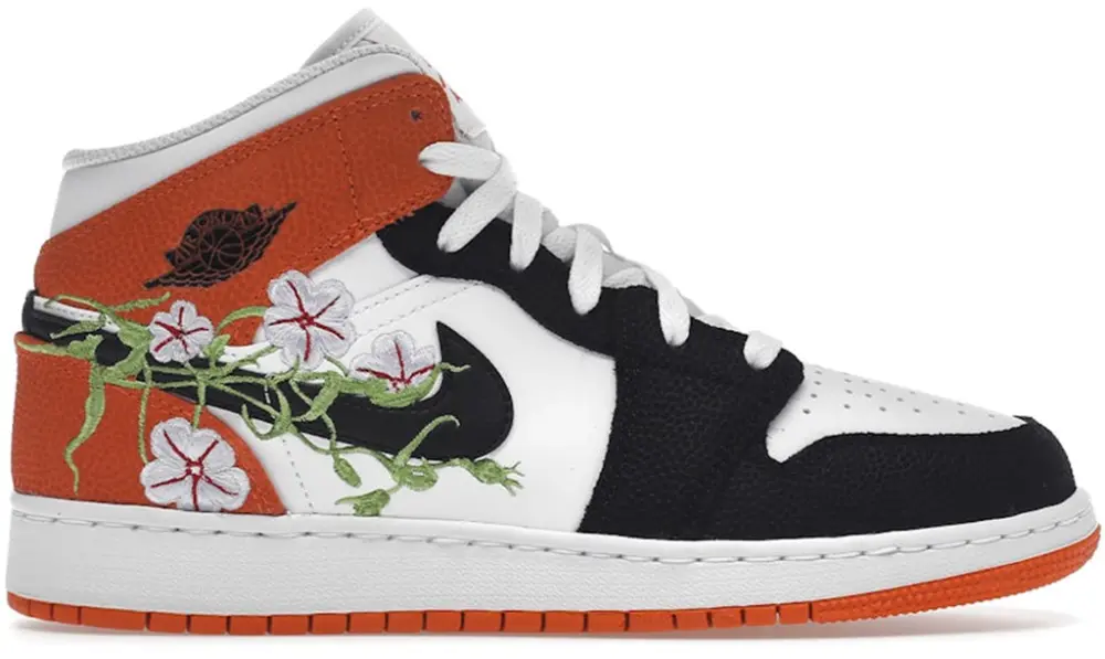 Giày Nike Air Jordan 1 Mid 'Floral' DQ8390-100