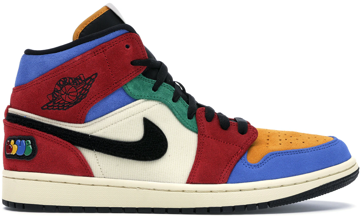 Giày Nike Blue The Great x Air Jordan 1 Mid 'Fearless' CU2805-100