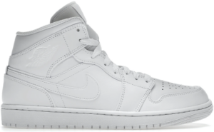 Giày Nike Air Jordan 1 Mid 2022 'Triple White' 554724-136