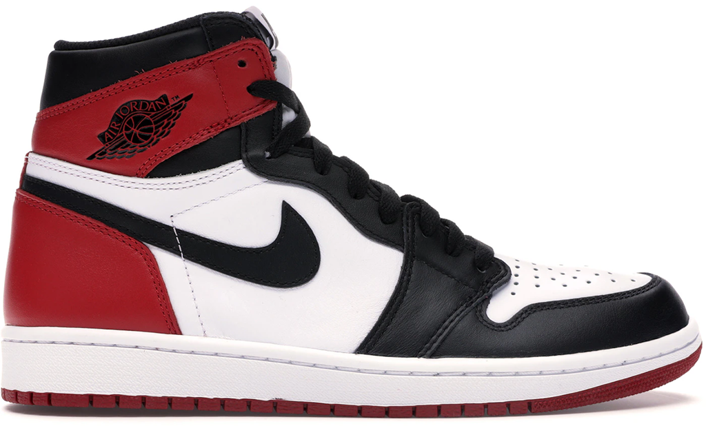 Giày Nike Air Jordan 1 Retro 'Black Toe' 555088-125