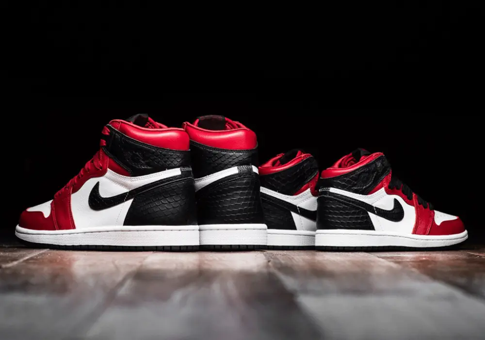 Giày Nike Jordan 1 Retro High Satin Snake Chicago (W) CD0461-601 - Ảnh 7
