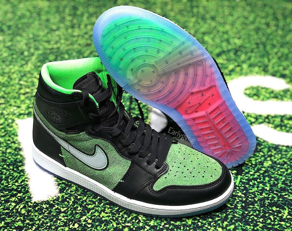 Giày Nike Air Jordan 1 High Zoom 'Zen Green' CK6637-002 - Ảnh 4