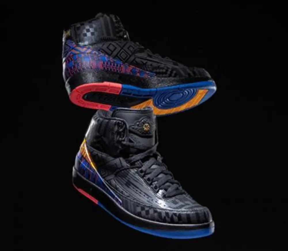 Giày Nike Air Jordan 2 Retro 'Black History Month' 2019 BQ7618-007 - Ảnh 4