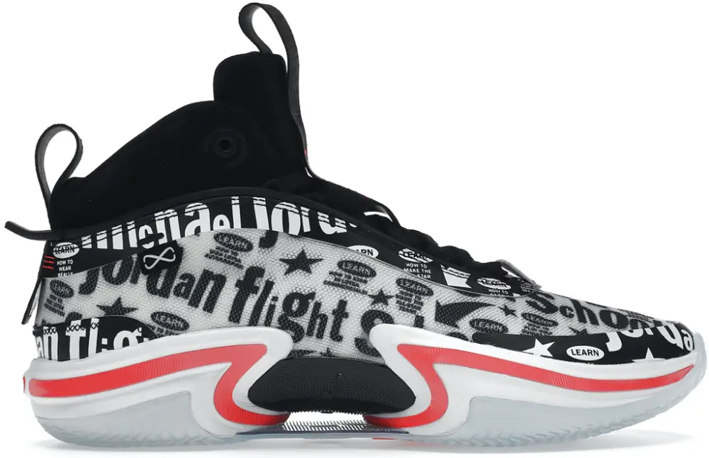Giày Nike Air Jordan 36 Flight School ‘Black White-Infrared 23’ DN4198-001
