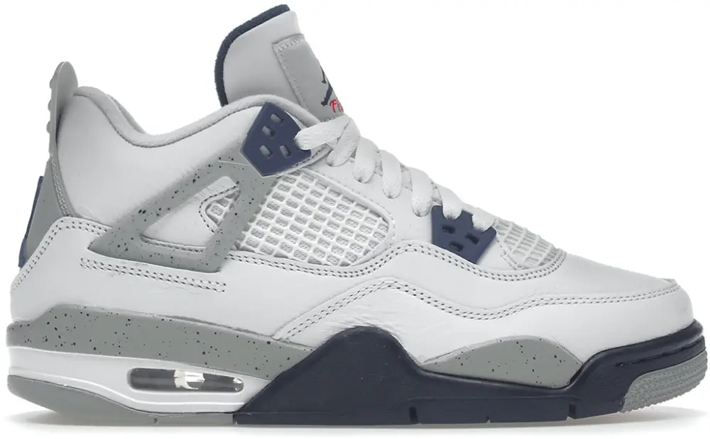 Giày Nike Air Jordan 4 Retro GS 'Midnight Navy' 408452-140