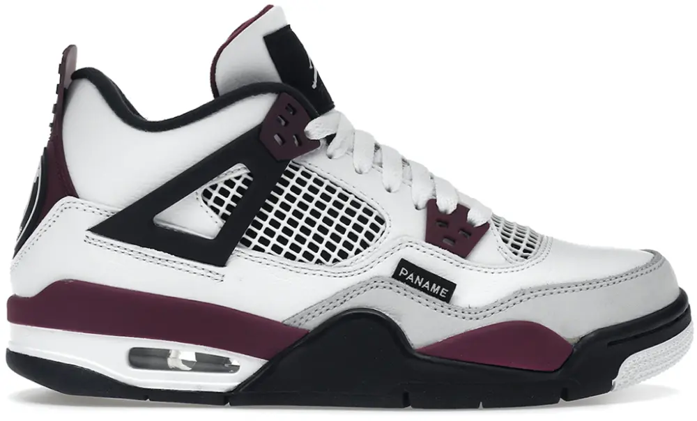 Giày Nike Paris Saint Germain x Air Jordan 4 Retro GS 'Bordeaux' CZ6509-100