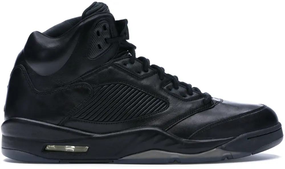 Giày Nike Air Jordan 5 Retro Premium 'Triple Black' 881432-010