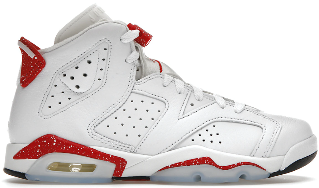 Giày Nike Air Jordan 6 Retro Red Oreo GS 'White Red' 384665-162
