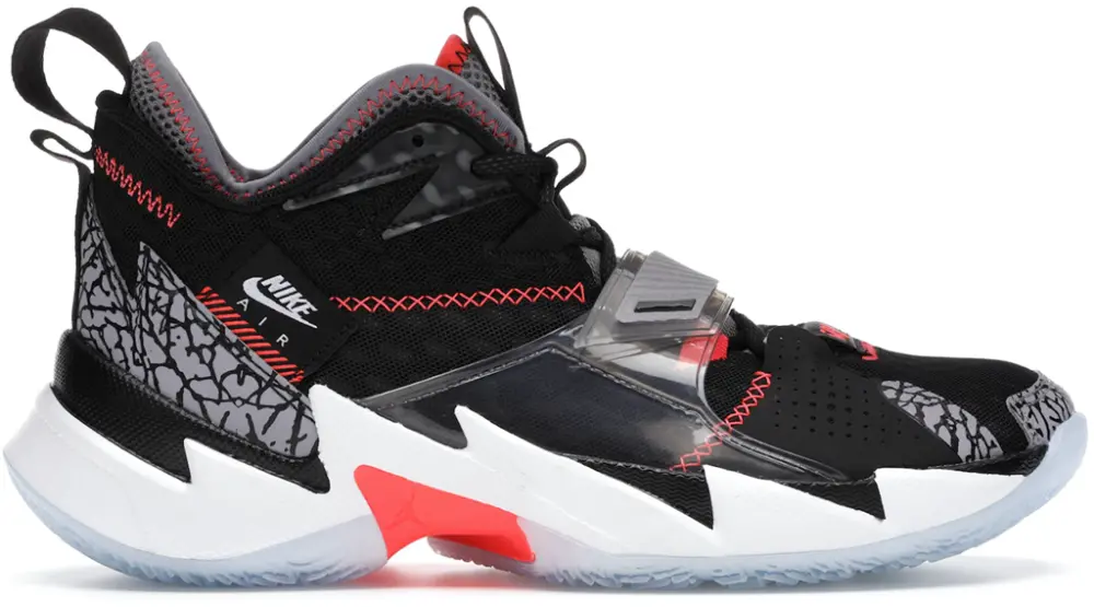 Giày Nike Air Jordan Why Not Zer0.3 'Black Cement' CD3003-006