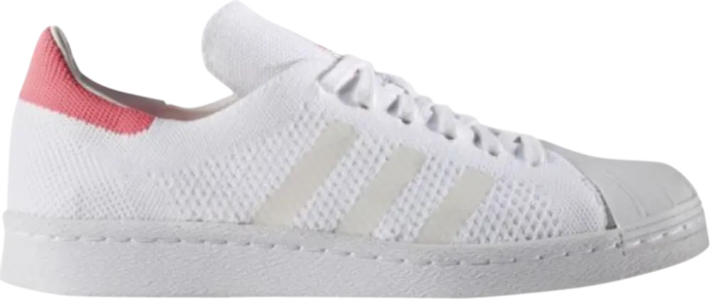 Giày Adidas Wmns Superstar 80s Primeknit 'White Solar Pink' BB5095
