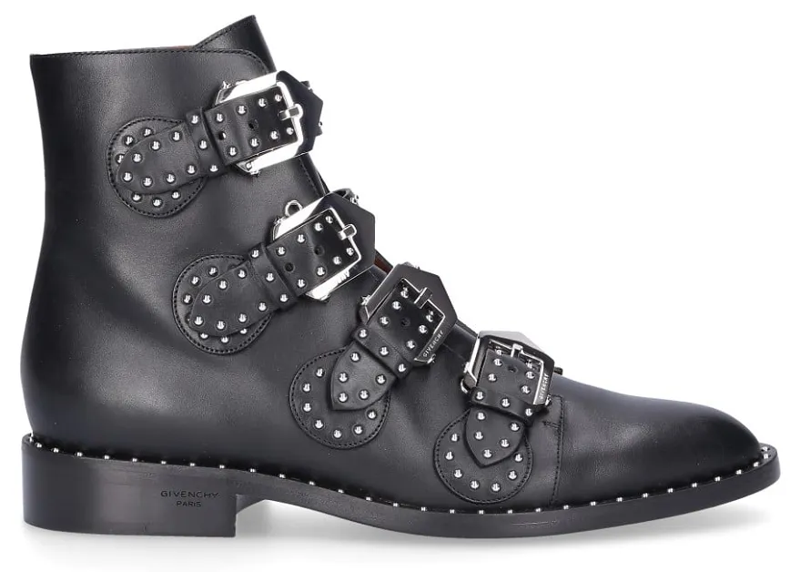 Giày Givenchy Elegant Studs Ankle Boots 'Black' BE08143004-001