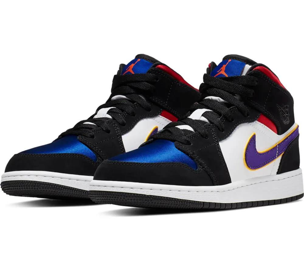 Giày Nike Air Jordan 1 Mid SE GS 'Rivals' BQ6931-005 - Ảnh 3