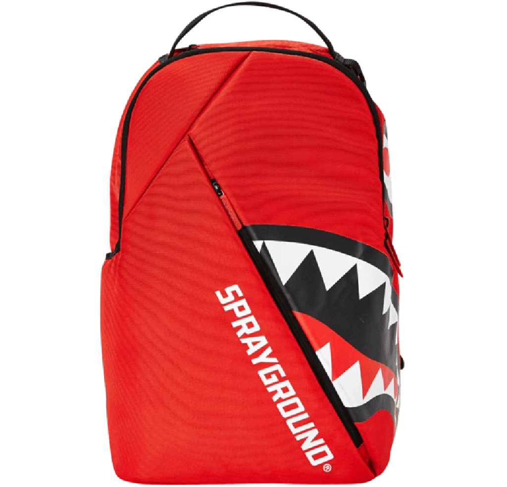 Balo Sprayground Angled Shark 'Red'