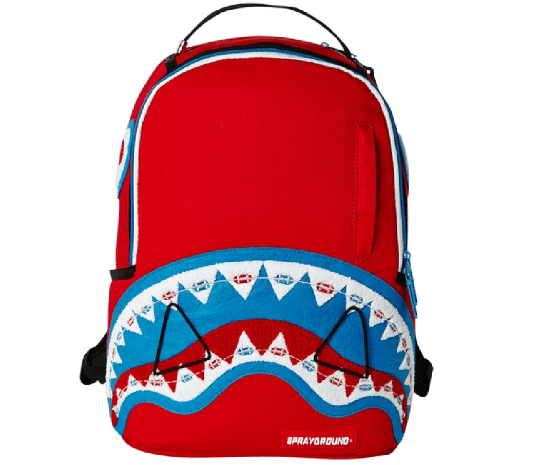 Sprayground Braces Shark Red