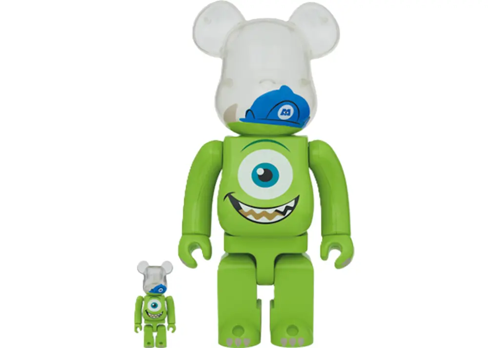 Mô hình Bearbrick x Monster x Mike 100% + 400% & 1000%