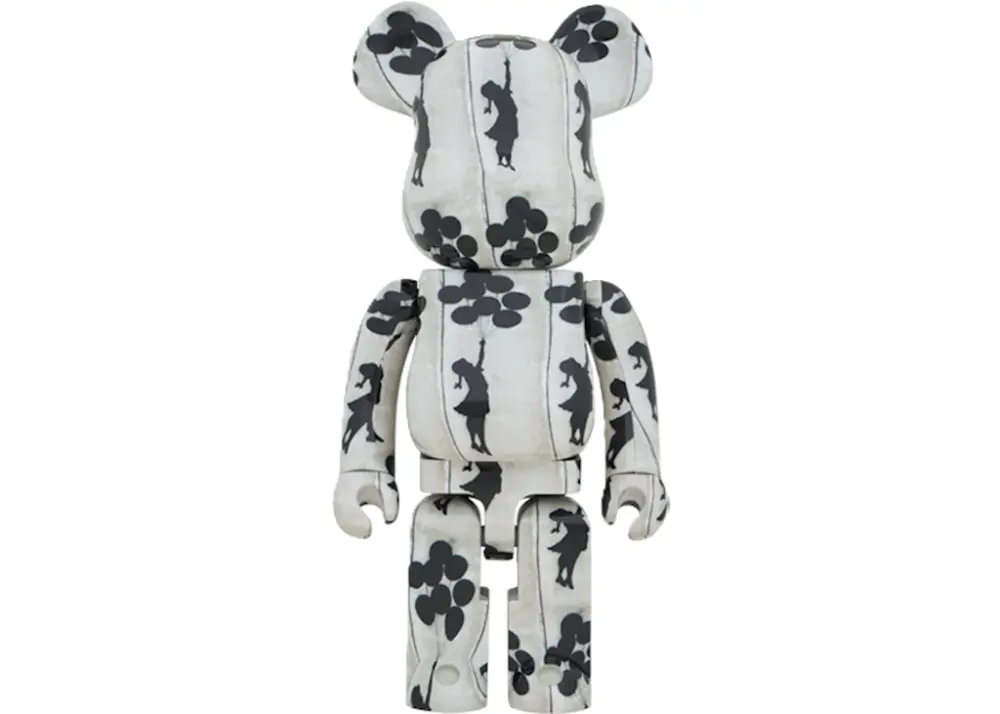 Mô Hình Bearbrick Banksy Flying Balloons Girl
