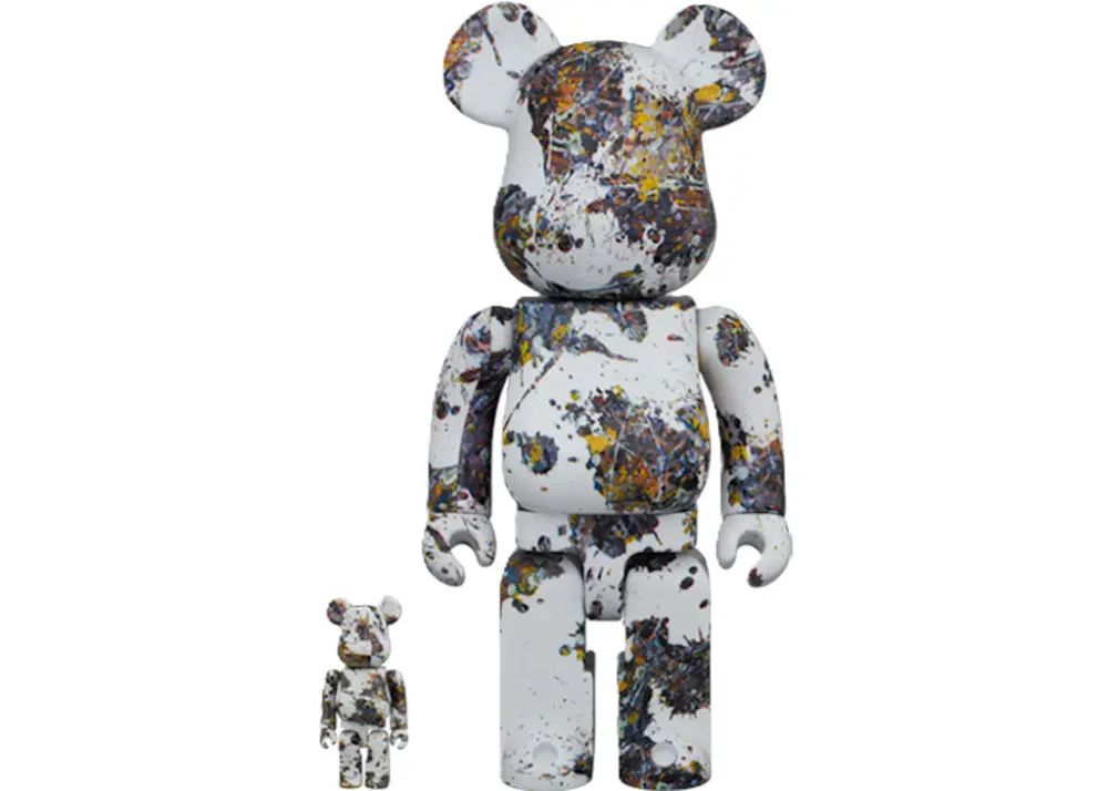 Mô Hình Bearbrick Jackson Pollock Splash 100% + 400% & 1000%