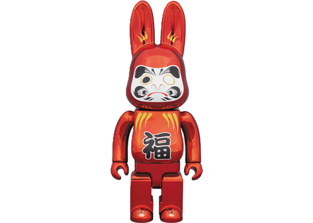 Mô hình Bearbrick Rabbrick Tatsumi 400% Red Plated
