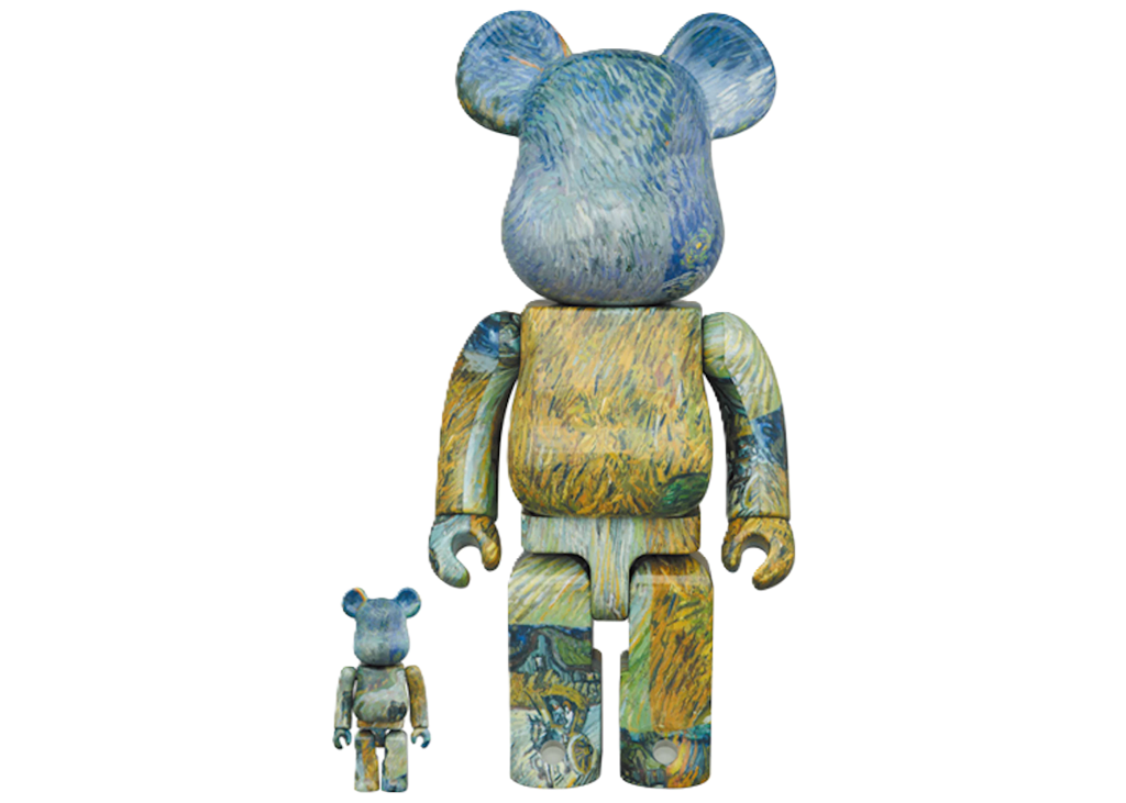 Mô Hình Bearbrick Van Gogh (Country Road in Provence by Night)
