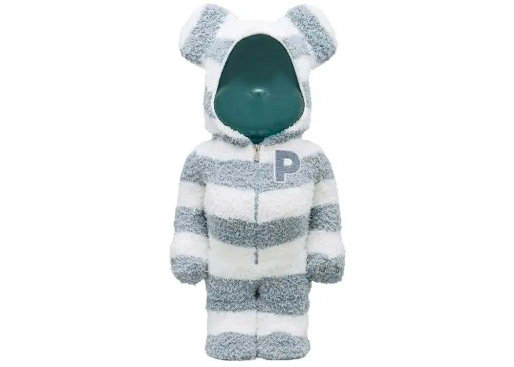 Mô Hình Bearbrick x Gelato Pique Pajamas Mint White