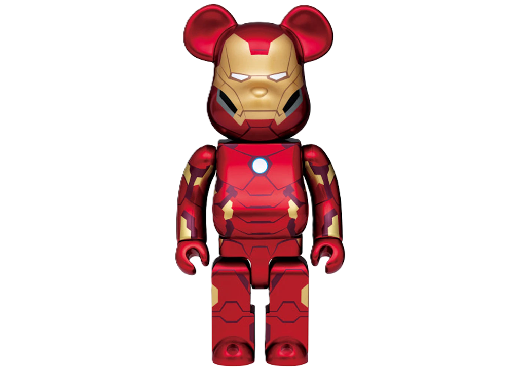 Mô Hình Bearbrick x Ironman Happy Lottery (2021 Version)