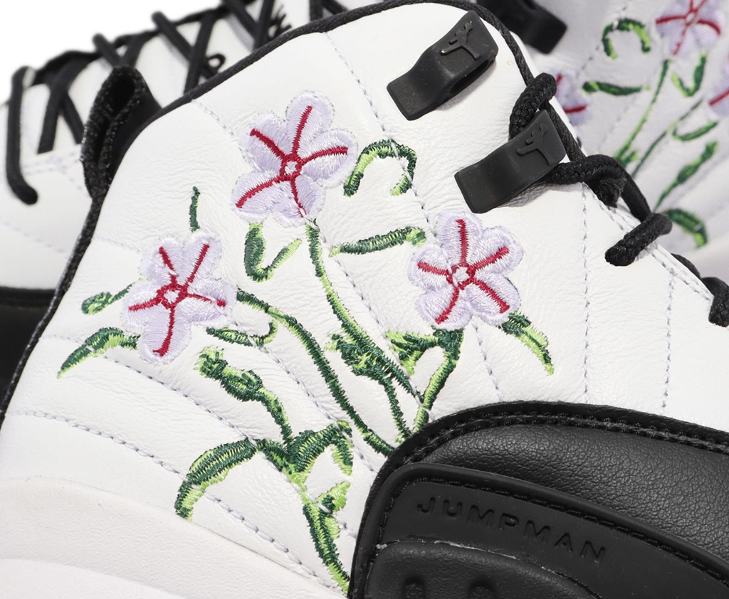 Giày Nike Air Jordan 12 Retro GS 'Floral' DR6956-100 - Ảnh 5