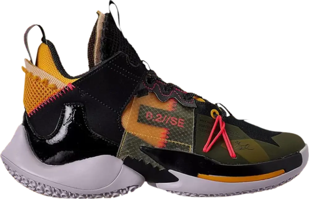 Giày Nike Air Jordan Why Not Zer0.2 SE BG 'Orange Pulse'CK0494-002