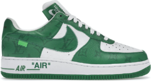 Giày Nike Air Force 1 Low x Louis Vuitton Virgil Abloh 'White Green' CT1741-001