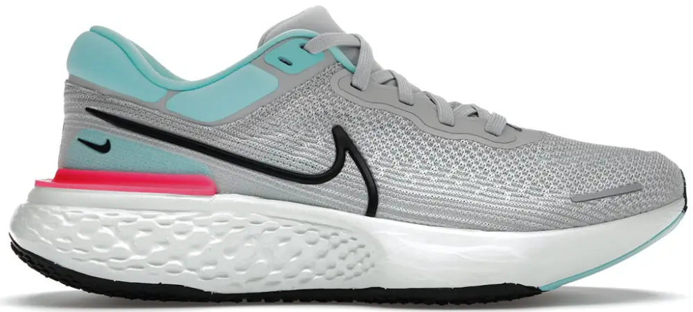 Giày Nike ZoomX Invincible Run Flyknit 'Grey Fog Dynamic Turquoise' CT2228-003