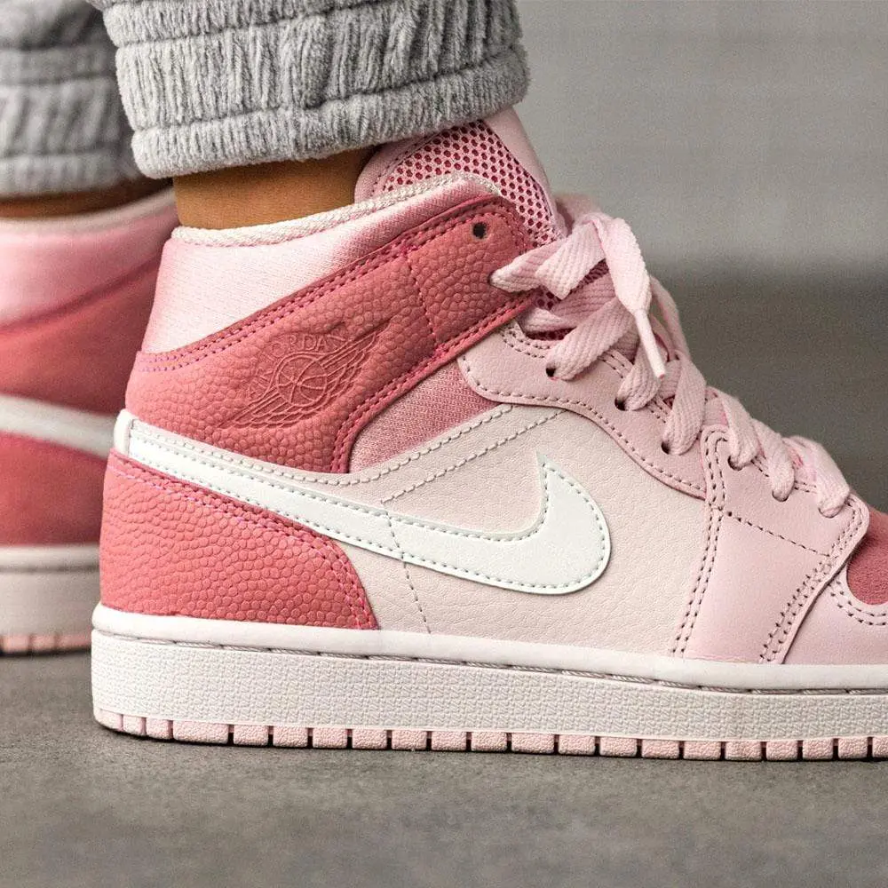 Giày Nike Air Jordan 1 Mid 'Digital Pink' CW5379-600 - Ảnh 8