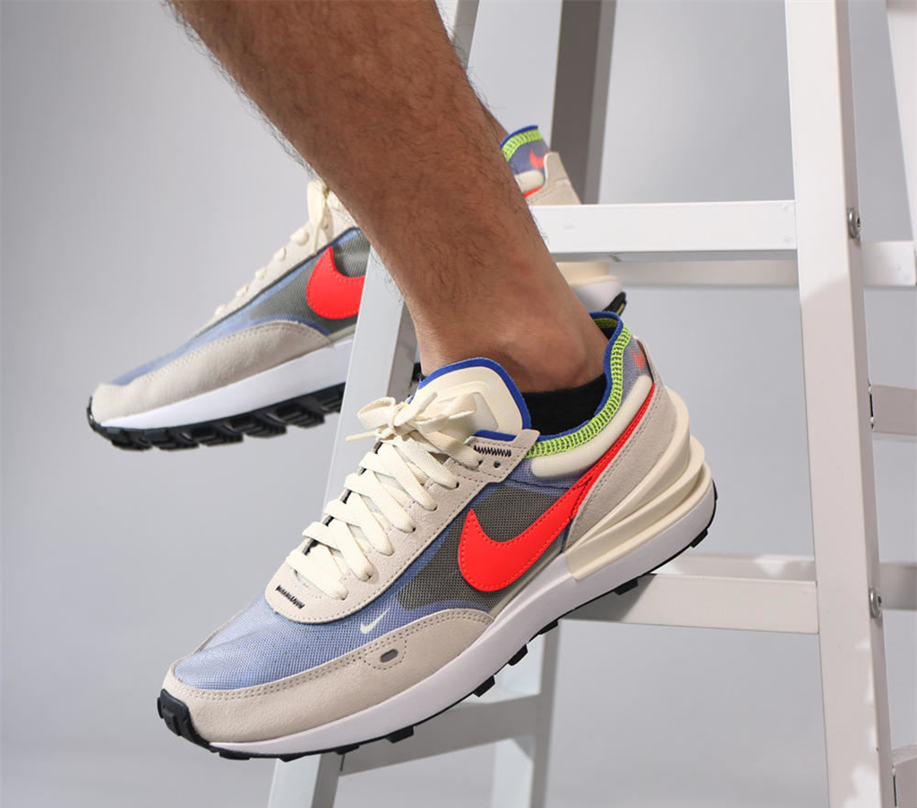 Giày Nike Waffle One 'Coconut Milk Crimson Royal' DA7995-101 - Ảnh 4