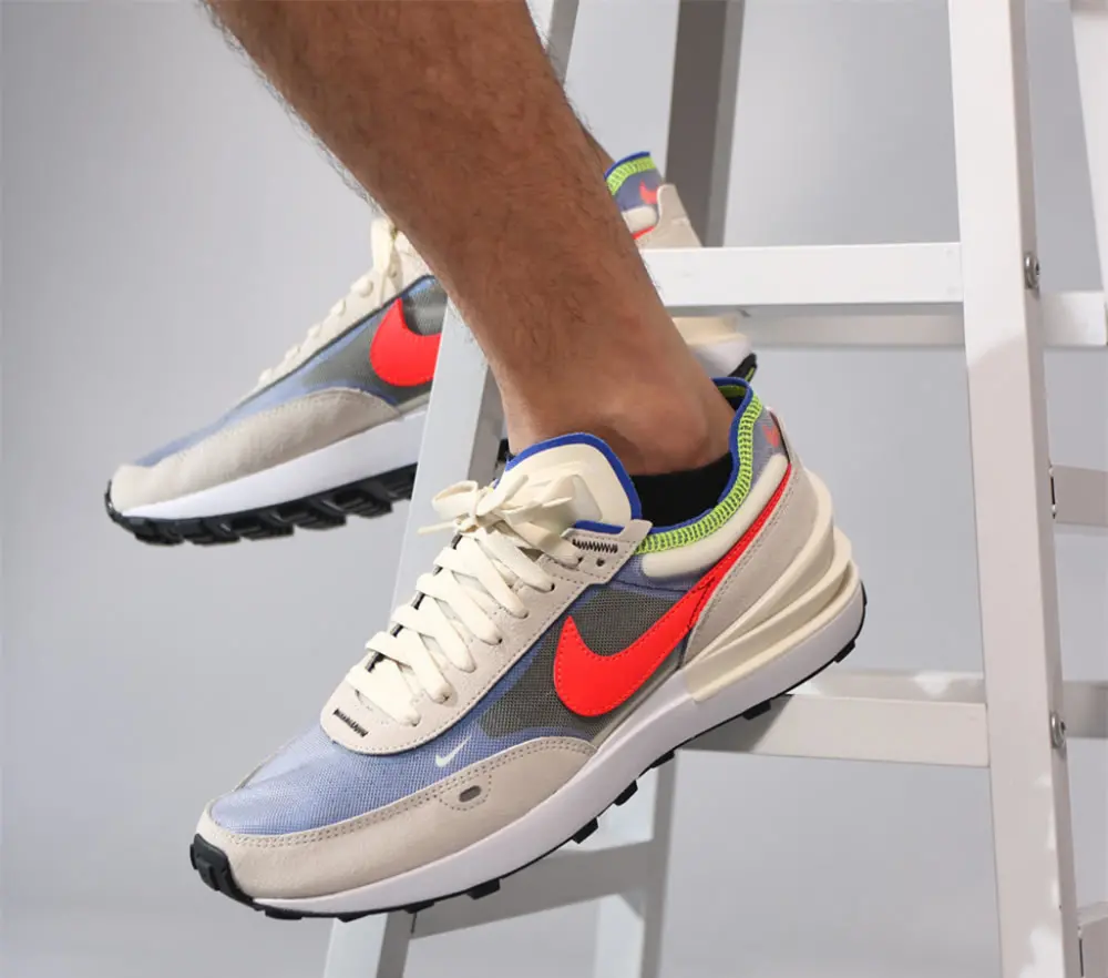 Giày Nike Waffle One 'Coconut Milk Crimson Royal' DA7995-101 - Ảnh 4