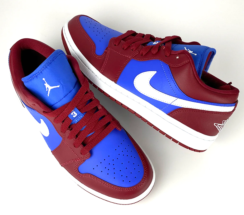Giày Nike Wmns Air Jordan 1 Low 'Red Blue' DC0774-604 - Ảnh 4