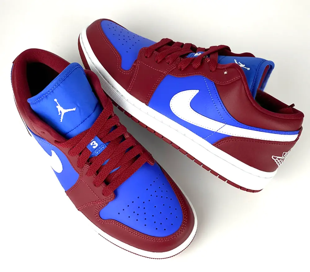 Giày Nike Wmns Air Jordan 1 Low 'Red Blue' DC0774-604 - Ảnh 8