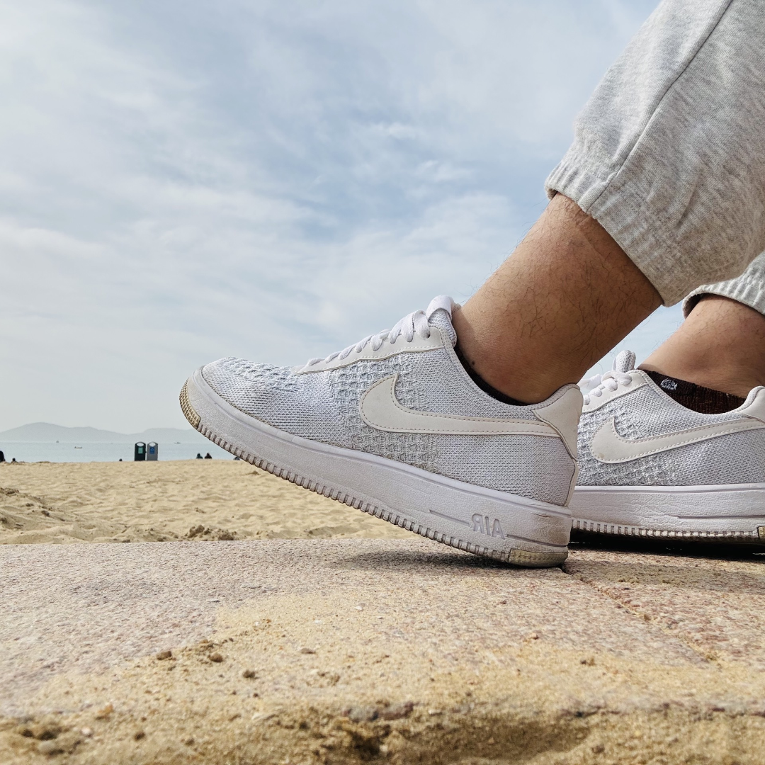 Giày Nike Air Force 1 Crater Flyknit 'White Wolf Grey' DC4831-100 - Ảnh 3