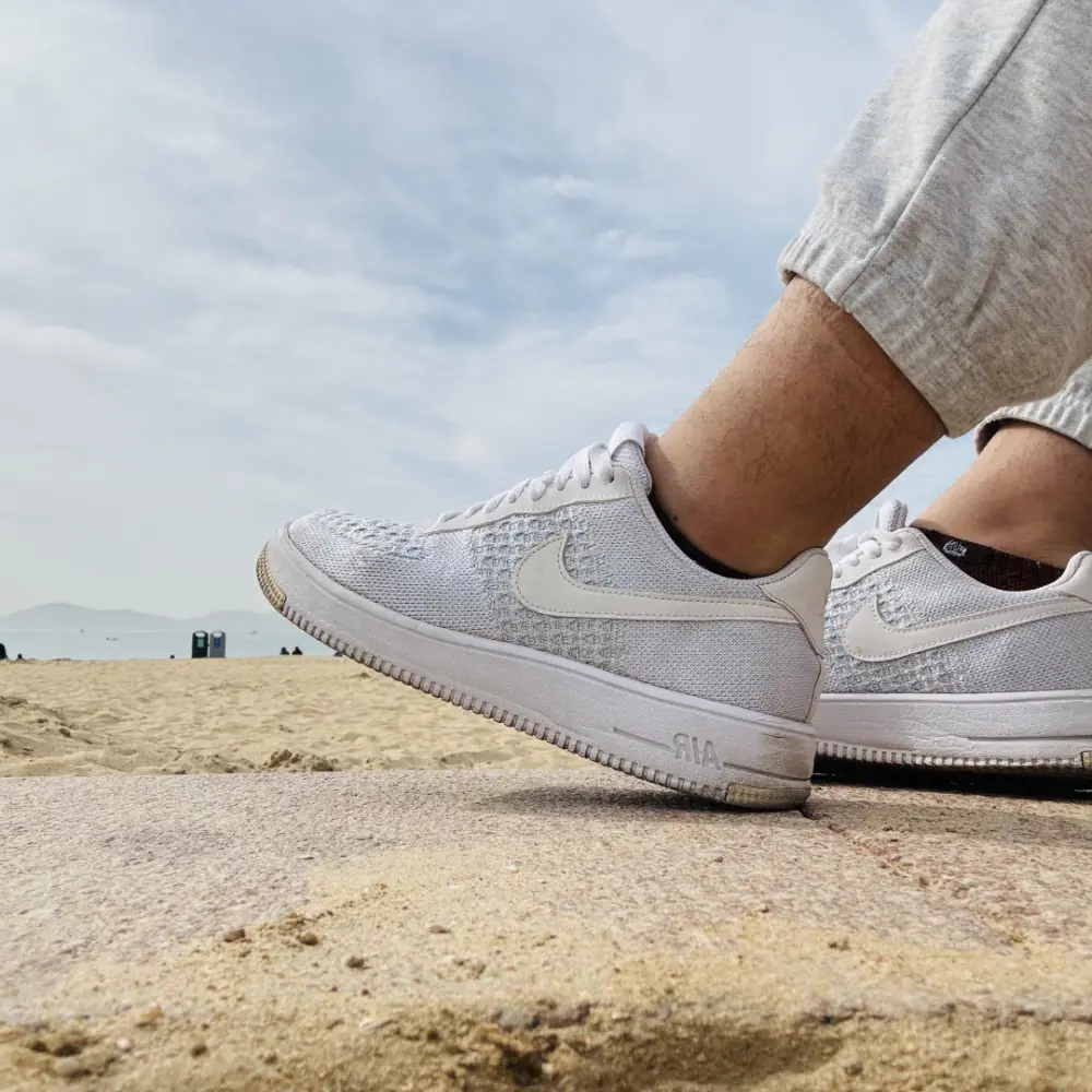 Giày Nike Air Force 1 Crater Flyknit 'White Wolf Grey' DC4831-100 - Ảnh 3