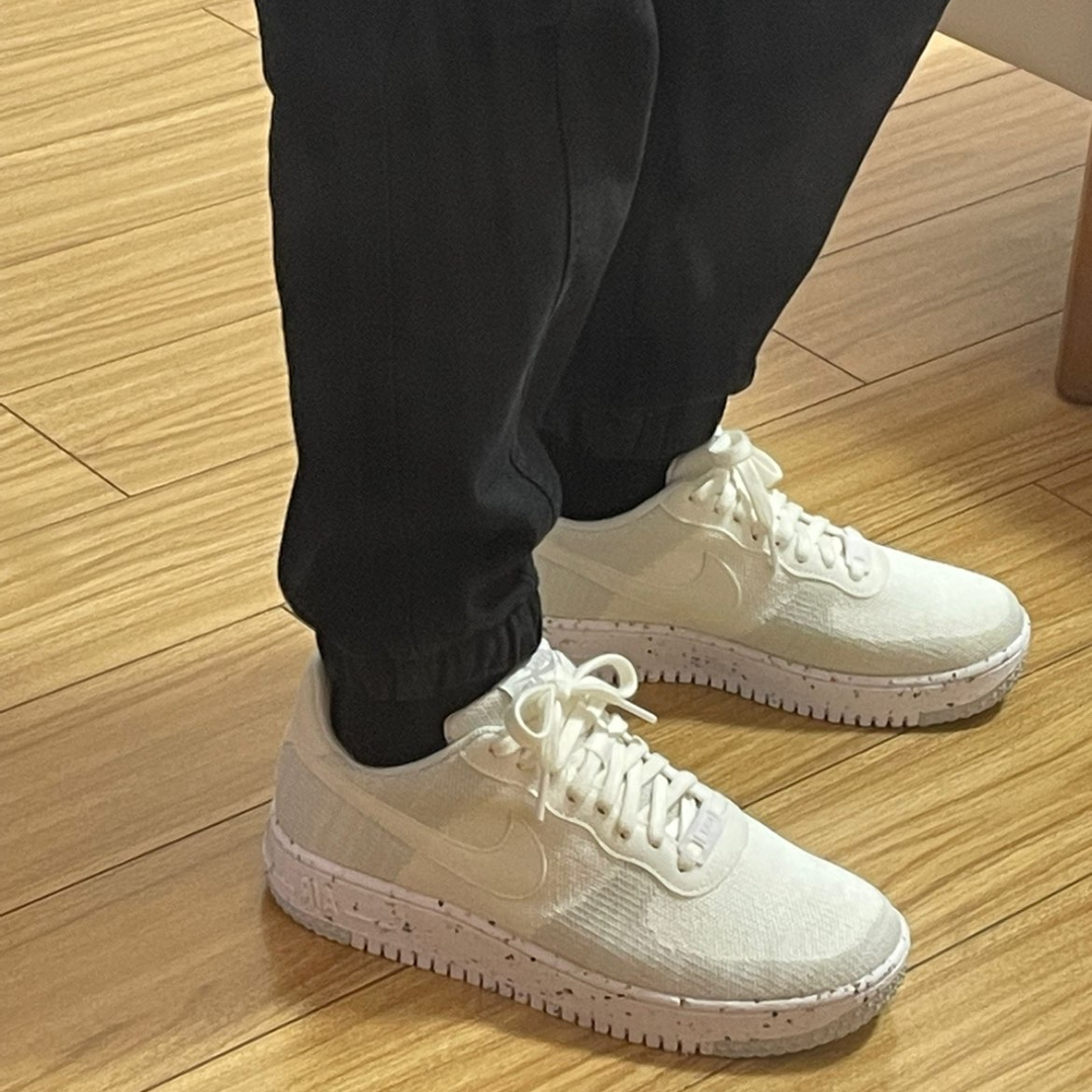 Giày Nike Air Force 1 Crater Flyknit 'White Wolf Grey' DC4831-100 - Ảnh 4