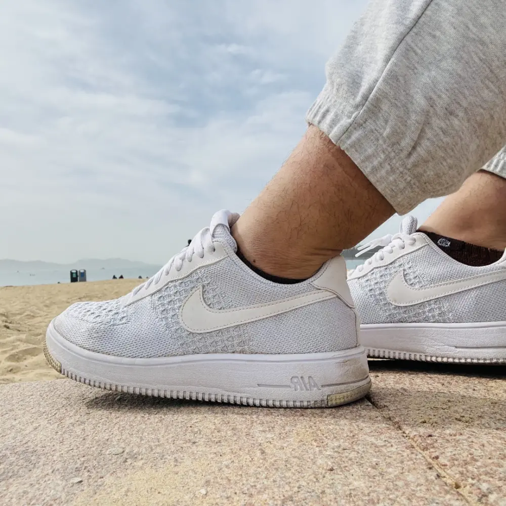 Giày Nike Air Force 1 Crater Flyknit 'White Wolf Grey' DC4831-100 - Ảnh 5