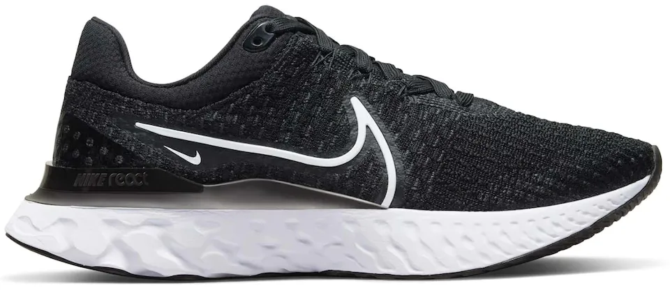 Giày Nike React Infinity Run Flyknit 3 'Black White' DD3024-001