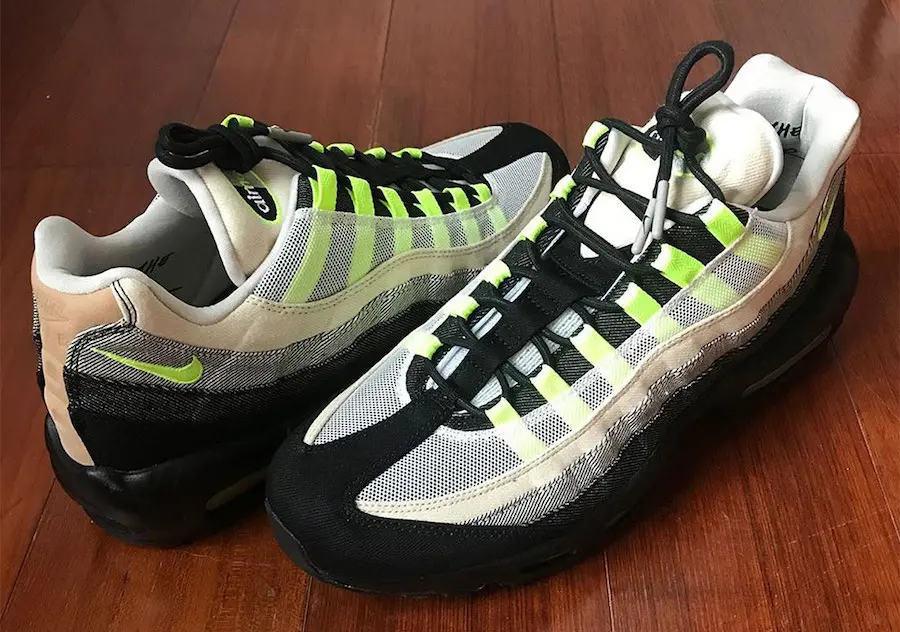 Giày Nike Denham x Air Max 95 'Volt' DD9519-001 - Ảnh 4