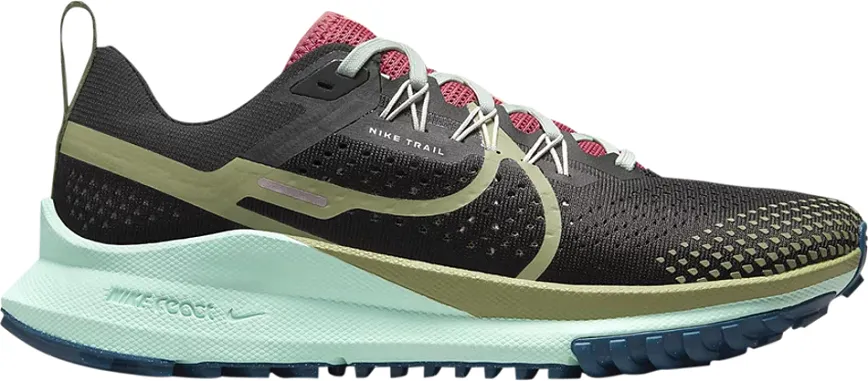 Giày Nike Wmns React Pegasus Trail 4 'Black Alligator Mint' DJ6159-004