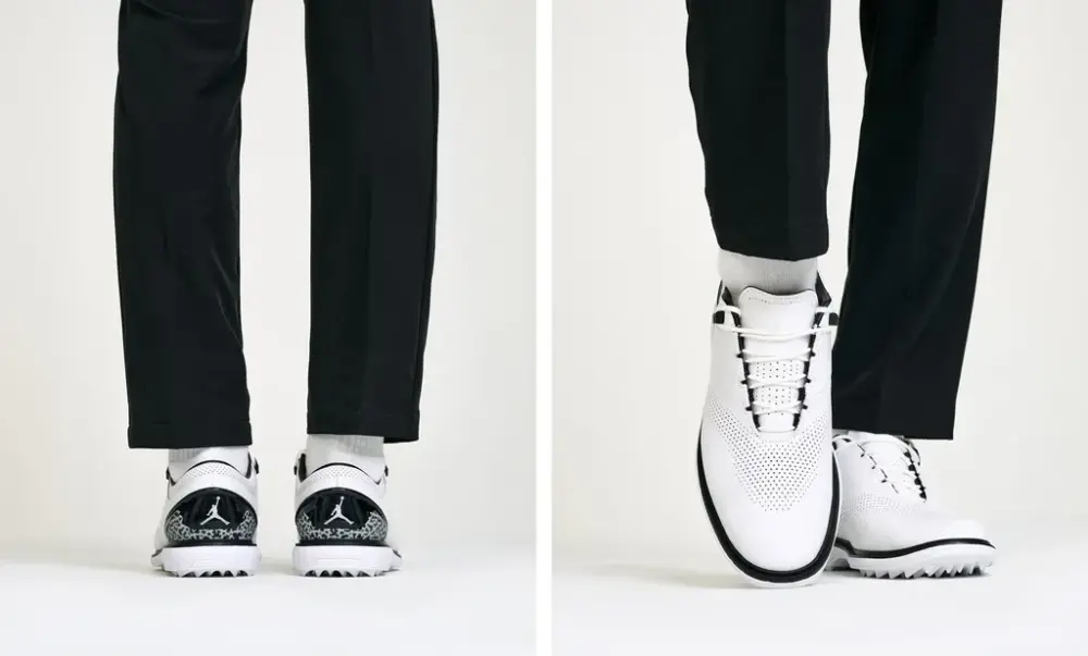 Alternative view of Giày Nike Jordan ADG 4 Golf ‘White Black’ DM0103-110