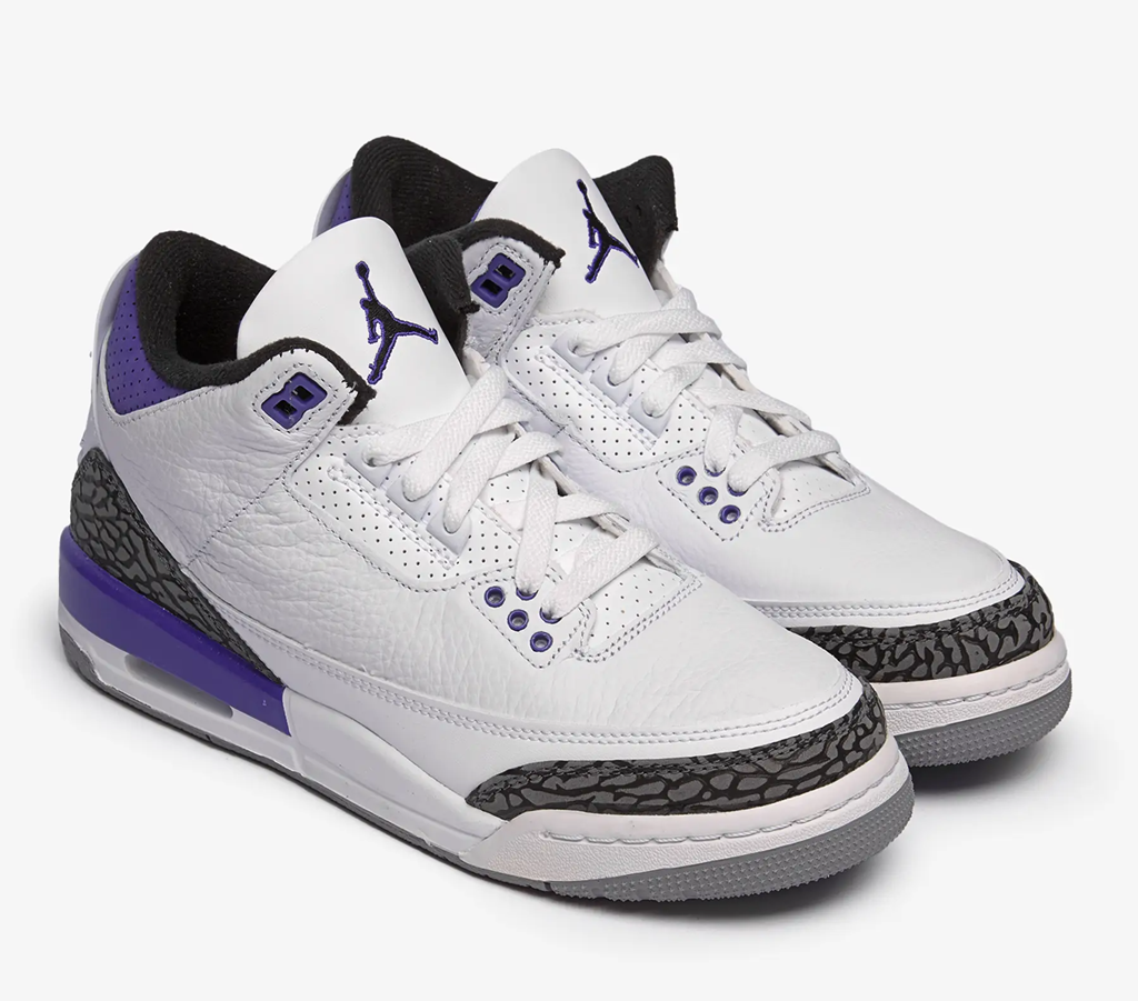 Giày Nike Jordan 3 Retro GS 'Dark Iris' DM0967-105 - Ảnh 5