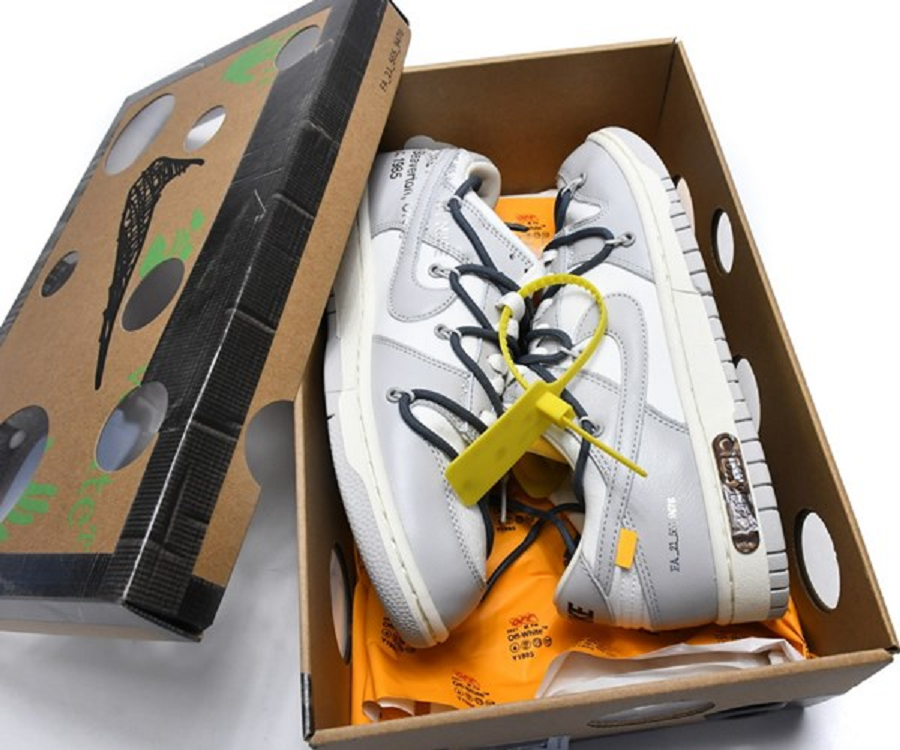 Giày Nike Off-White x Dunk Low 'Lot 41 of 50' DM1602-105 - Ảnh 4