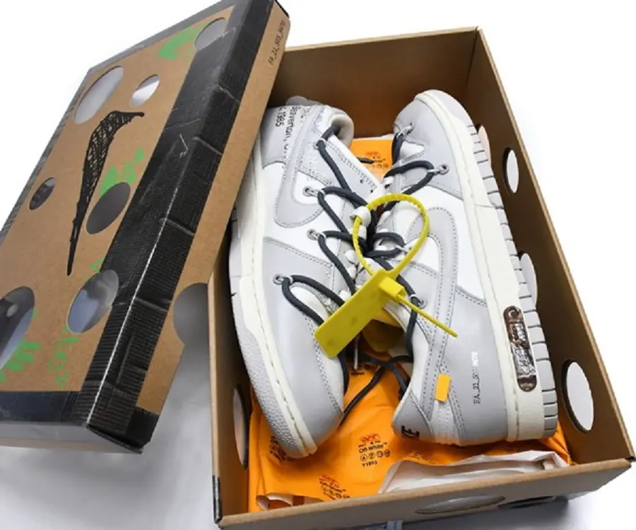 Giày Nike Off-White x Dunk Low 'Lot 41 of 50' DM1602-105 - Ảnh 4