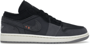 Giày Nike Air Jordan 1 Low Craft Inside Out 'Black' DN1635-001