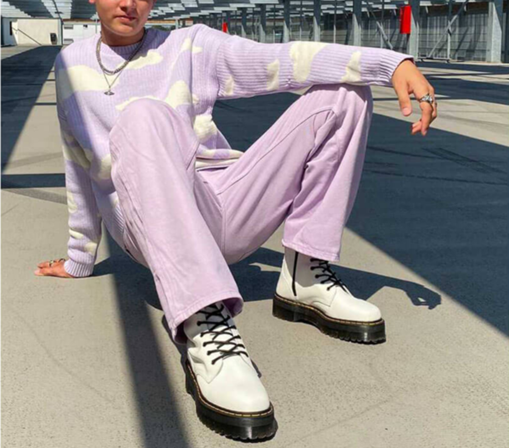 Giày Dr.Martens JADON Polished Smooth White 15265100 - Ảnh 3