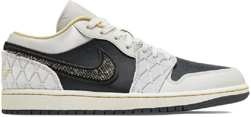 Giày Nike Air Jordan 1 Low 'Beaded Swoosh' DV1762-001