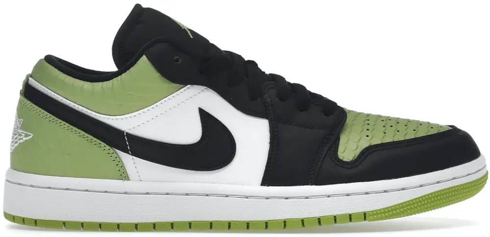 Giày Nike Jordan 1 Low 'Snakeskin Vivid Green' DX4446-301