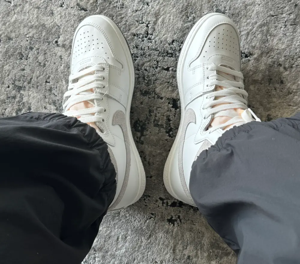Giày Nike Jordan Air Ship PE SP 'Tech Grey' DZ3497-100 - Ảnh 5
